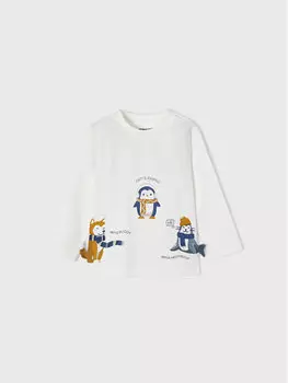 Блуза стандартного кроя Mayoral, белый