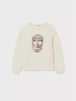 Блуза стандартного кроя Mayoral, бежевый