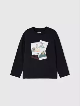 Блуза стандартного кроя Mayoral, черный