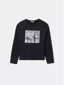 Блуза стандартного кроя Mayoral, черный