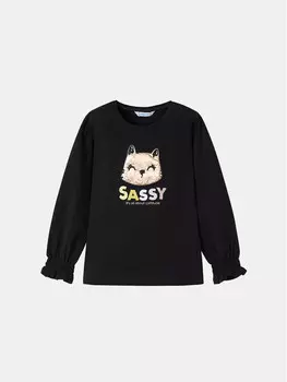 Блуза стандартного кроя Mayoral, черный