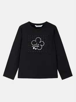 Блуза стандартного кроя Mayoral, черный