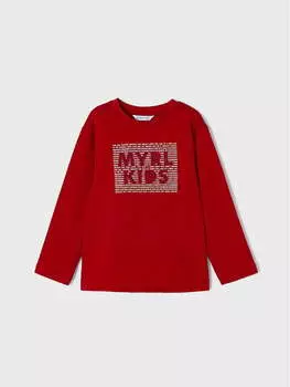 Блуза стандартного кроя Mayoral, красный