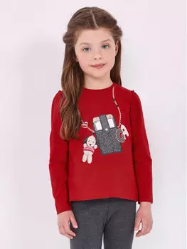 Блуза стандартного кроя Mayoral, красный