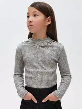 Блуза стандартного кроя Mayoral, серый