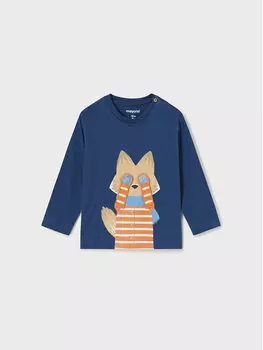 Блуза стандартного кроя Mayoral, синий