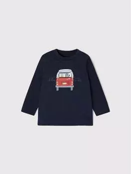 Блуза стандартного кроя Mayoral, синий