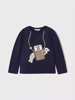 Блуза стандартного кроя Mayoral, синий