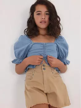 Блуза стандартного кроя Mayoral, синий