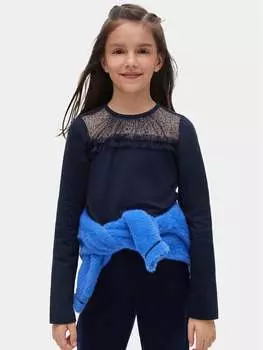 Блуза стандартного кроя Mayoral, синий