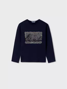 Блуза стандартного кроя Mayoral, синий