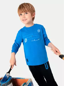 Блуза стандартного кроя Mayoral, синий