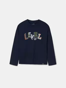 Блуза стандартного кроя Mayoral, синий