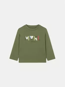 Блуза стандартного кроя Mayoral, зеленый