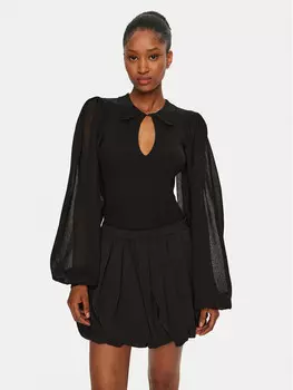 Блуза стандартного кроя Munthe, черный