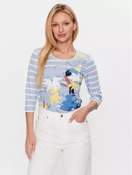 Блуза стандартного кроя Olsen, синий