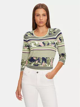 Блуза стандартного кроя Olsen, зеленый