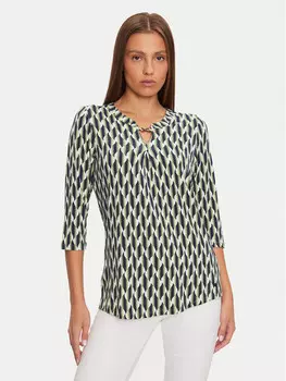 Блуза стандартного кроя Olsen, зеленый