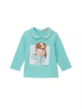 Блуза стандартного кроя Original Marines, бирюзовый