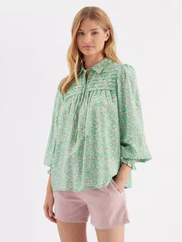 Блуза стандартного кроя Part Two, зеленый