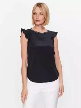 Блуза стандартного кроя Peserico, синий