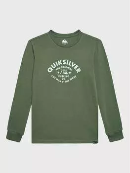 Блуза стандартного кроя Quiksilver, зеленый