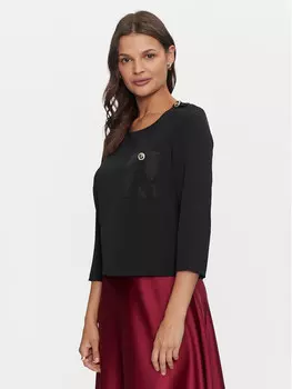 Блуза стандартного кроя Rinascimento, черный