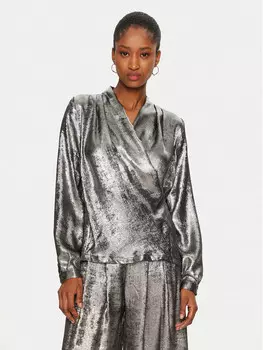 Блуза стандартного кроя Rinascimento, серебряный