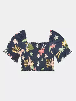 Блуза стандартного кроя Roxy, синий