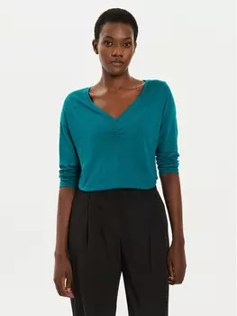 Блуза стандартного кроя Sisley, зеленый