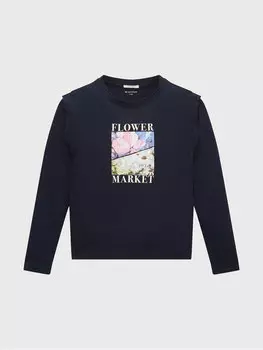 Блуза стандартного кроя Tom Tailor, синий