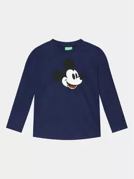 Блуза стандартного кроя United Colors Of Benetton, синий