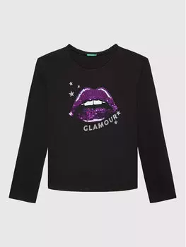 Блуза стандартного кроя United Colors Of Benetton, черный