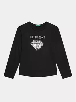 Блуза стандартного кроя United Colors Of Benetton, черный