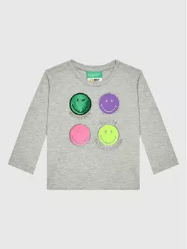 Блуза стандартного кроя United Colors Of Benetton, серый