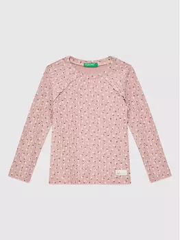 Блуза стандартного кроя United Colors Of Benetton, розовый