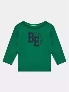 Блуза стандартного кроя United Colors Of Benetton, зеленый
