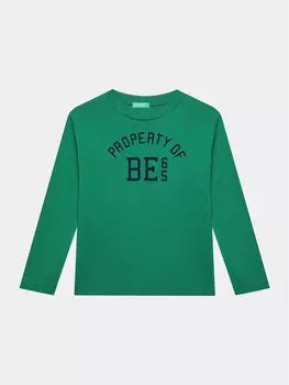 Блуза стандартного кроя United Colors Of Benetton, зеленый