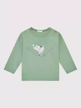 Блуза стандартного кроя United Colors Of Benetton, зеленый