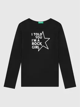 Блуза стандартного кроя United Colors Of Benetton, черный