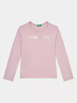 Блуза стандартного кроя United Colors Of Benetton, розовый