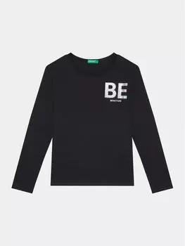 Блуза стандартного кроя United Colors Of Benetton, черный