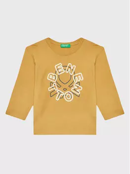 Блуза стандартного кроя United Colors Of Benetton, желтый