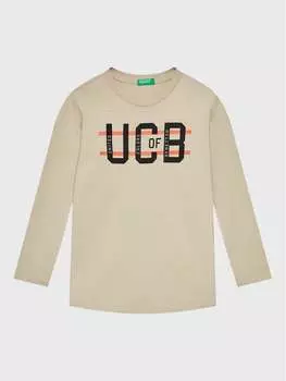 Блуза стандартного кроя United Colors Of Benetton, бежевый