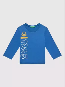 Блуза стандартного кроя United Colors Of Benetton, синий