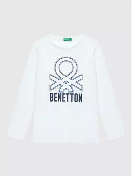 Блуза стандартного кроя United Colors Of Benetton, белый