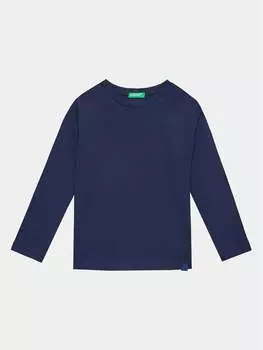 Блуза стандартного кроя United Colors Of Benetton, синий