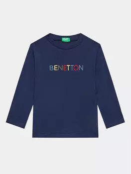 Блуза стандартного кроя United Colors Of Benetton, синий