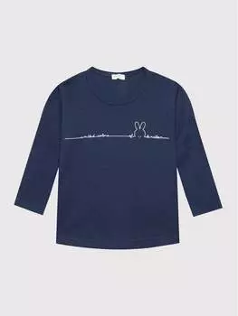 Блуза стандартного кроя United Colors Of Benetton, синий