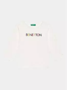 Блуза стандартного кроя United Colors Of Benetton, белый